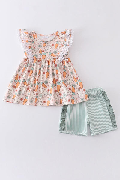 Easter Bunny Playwear Set w/ Hair Bow