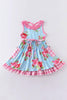 Roses & Plaid Twirl Playwear Dress