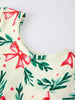 Holiday Christmas Dress with Holly