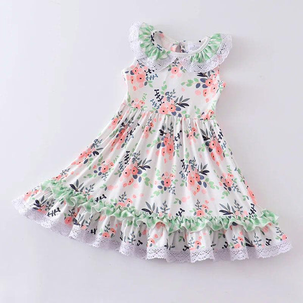 Lovely Summer Ruffle Twirl Playwear Dress