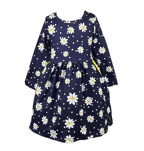Spring Long Sleeved  Daisy Dress