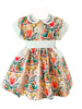 Vintage Heart & Owl Polk Street Dress w/ Hairbow
