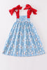 Regatta Summer Playwear Dress w/ Hair Bow