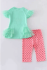Easter Bunny Teal Capri Set