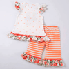 Spring Bunny Peach Capri Play Wear Set