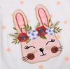 Spring Bunny Peach Capri Play Wear Set