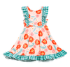 Girls Peonies Bouquet Dress