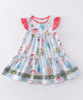 Balloon Festival Tiered Play Wear Dress w/ Hair Ciip