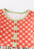 Fall Orange & Sage Butterfly Playwear Dress