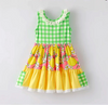 Lemonade Summer Twirl Playwear Dress w/ Hair Bow