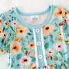 Spring Teal Garden Playwear Dress