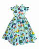 Tea & Kitties Blue Glen Park Dress