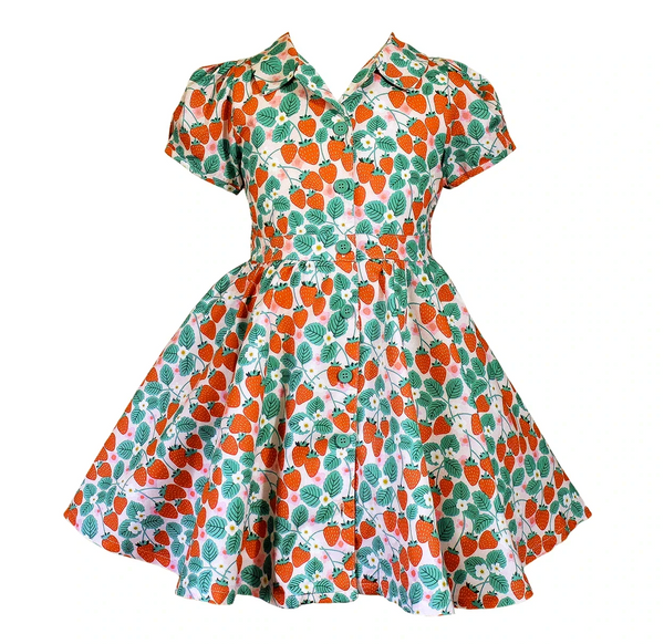 "Love You Berry Much" Betsy Retro Dress - Little Miss Marmalade
