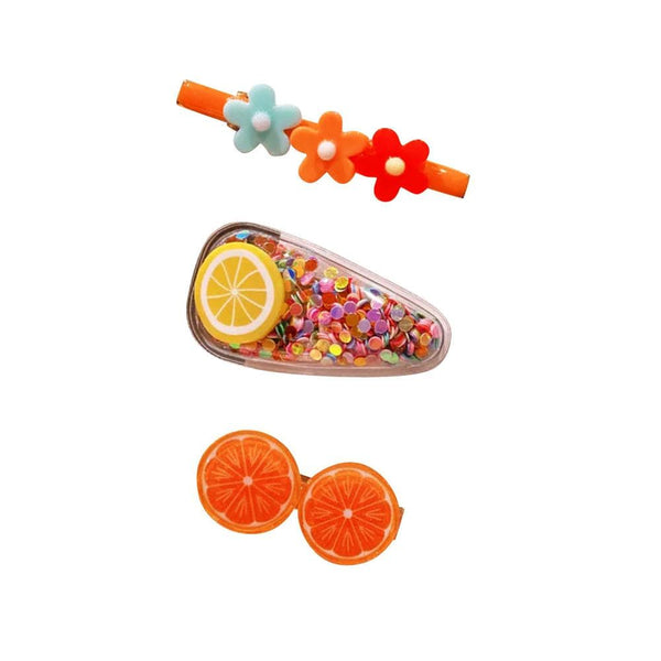 Summer Fruit Hair Clip Set - Little Miss Marmalade
