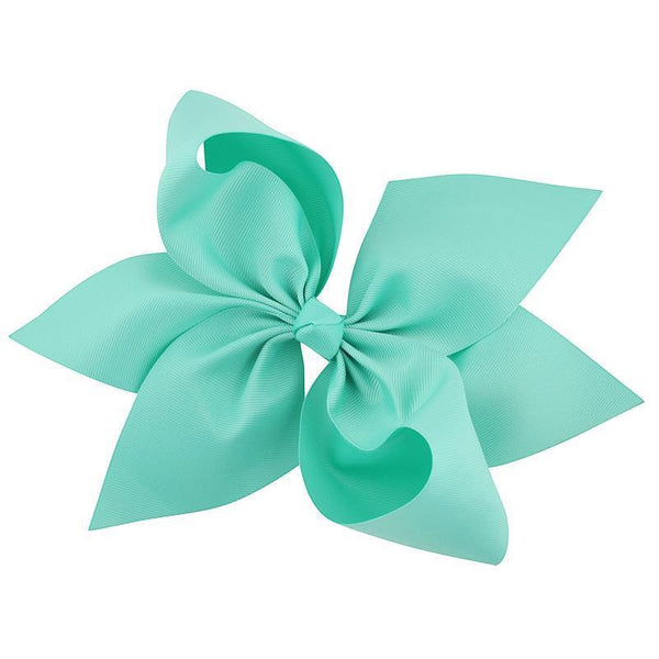 10" Teal Hair Bow - Little Miss Marmalade