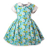 Blue Bird  Retro Lolly Dress - Little Miss Marmalade