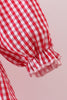 Christmas Red Gingham Smocked Reindeer Play Wear Dress