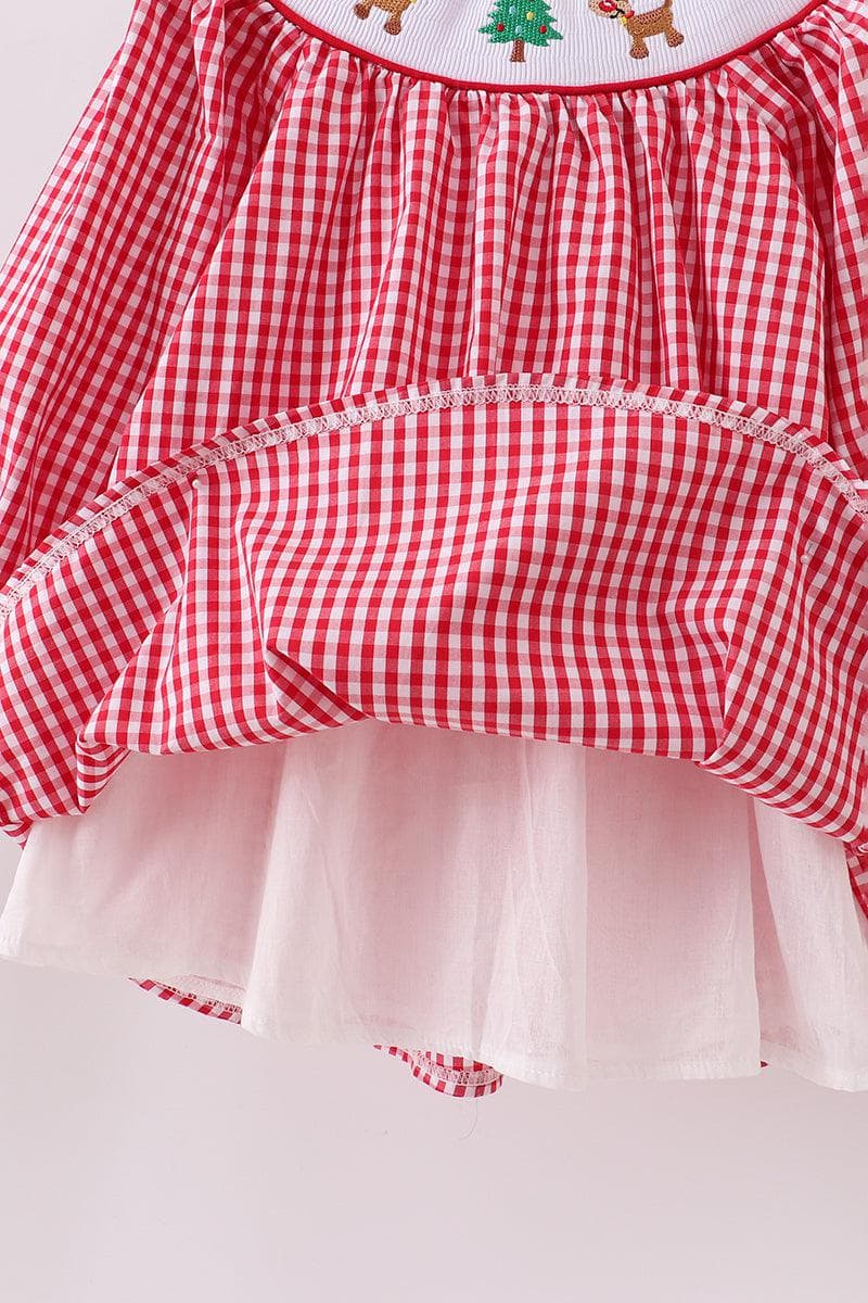 gingham christmas dress Fibre mood Suvi dress the gingham Christmas dress that wasn't He Cooks She Sews!