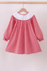 Christmas Red Gingham Smocked Reindeer Play Wear Dress
