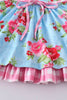 Roses & Plaid Twirl Playwear Dress