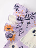 Halloween Purple Ghost Flying Sleeve Dress