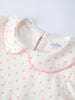 Back to School Polka Dot Girls Dress Pencil Bow Applique