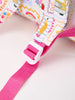 Back to School Print Girls Backpack Ruffle Bag