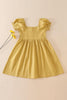 Willow Dress in Marigold w/ Hair Bow