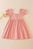 Willow Dress in Blush w/ Hair Bow