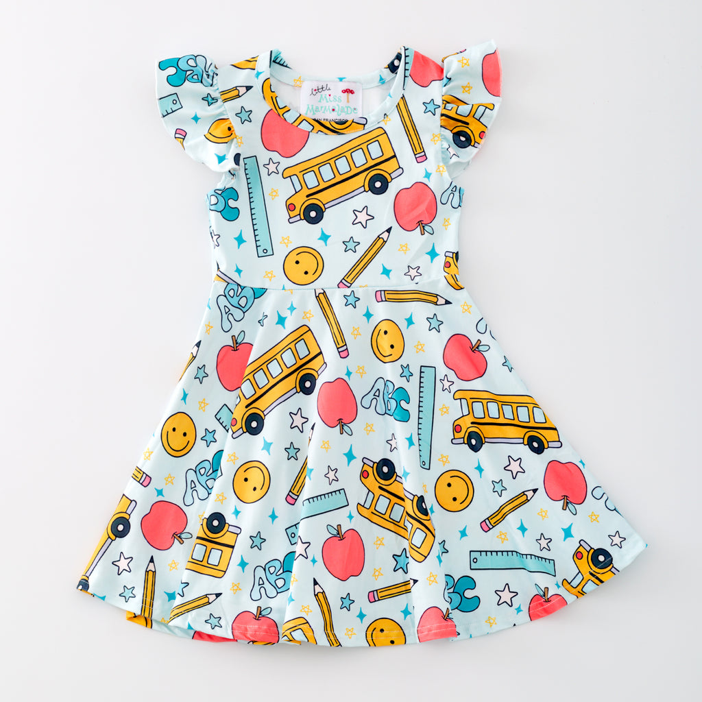 Back to School "School Bus" Playwear Dress