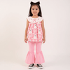 Halloween Embroidered Pink Ghost Outfit