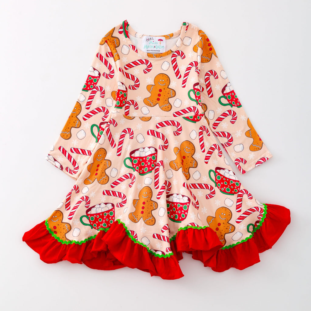 Christmas Gingerbread & Sweets Playwear Dress