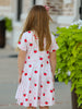 Back to School Apple Striped Sweet Girl Dress
