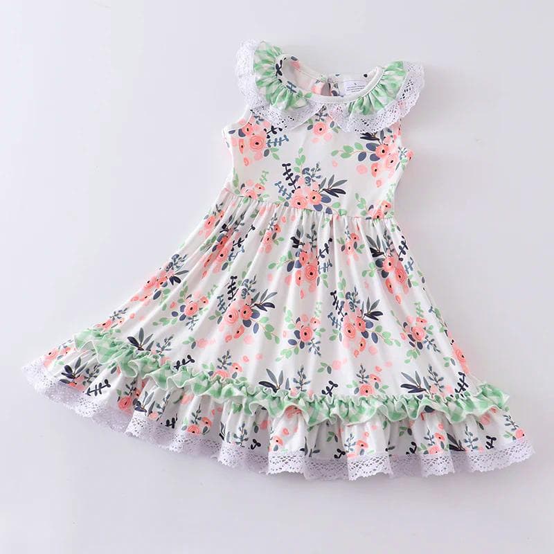 Lovely Summer Ruffle Twirl Playwear Dress