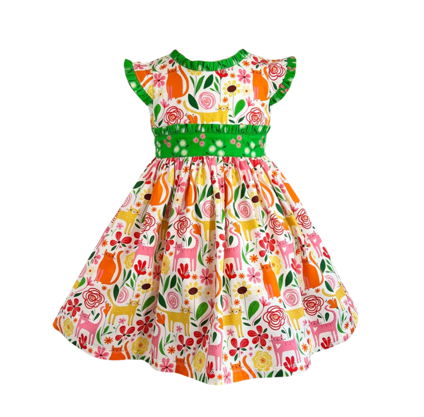 lady vintage cat dress Fabulous Felines Vintage Dress