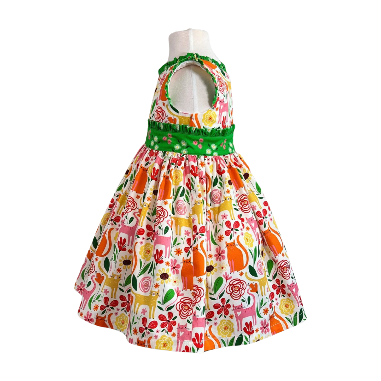 Cat's Meow Ethel Vintage Dress w/ Hairbow 6 Cat's Meow Ethel Vintage Dress w/ Hairbow 6
