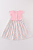 Sweet Popsicle Pinnafore Play Wear Dress w/ Hair Bow