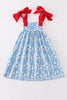 Regatta Summer Play Wear Dress w/ Hair Bow