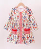 Christmas Nutcracker Pocket Play Wear Dress