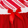 Christmas Cany Cane Tutu Dress w/ Hair Bow