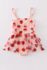 Pink Strawberry Tulle 1 pcs Swimsuit