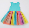 Rainbow Bunny Playwear Dress w/ Hairbow
