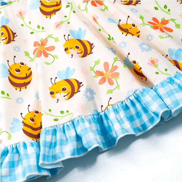 Girls Bee Happy Dress 5 Girls Bee Happy Dress 5