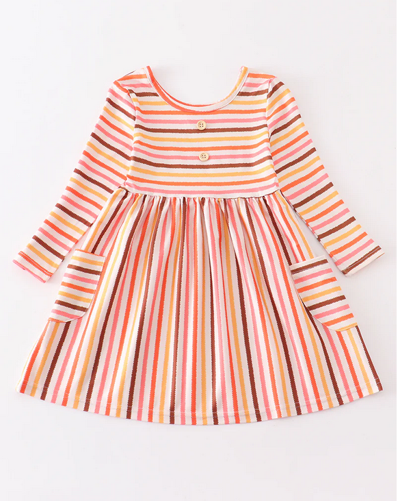 Autumn Stripe Playwear Dress