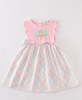 Sweet Popsicle Pinnafore Play Wear Dress w/ Hair Bow