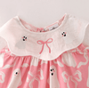 Halloween Embroidered Pink Ghost Outfit