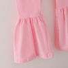 Halloween Embroidered Pink Ghost Outfit