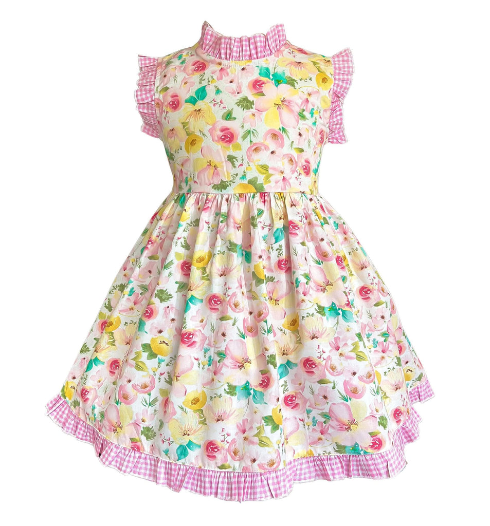 Ashbury Easter Flowers Dress - Little Miss Marmalade