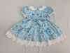 Vintage Blue Flower Lolly Dress - Little Miss Marmalade
