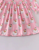 Pink Santa Ruffle Pocket Dress w/ Hair Bow